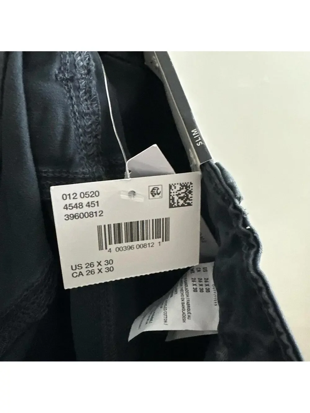 NWT American Eagle Men’s Flex Soft Twill Original Straight Pants Size 26x30